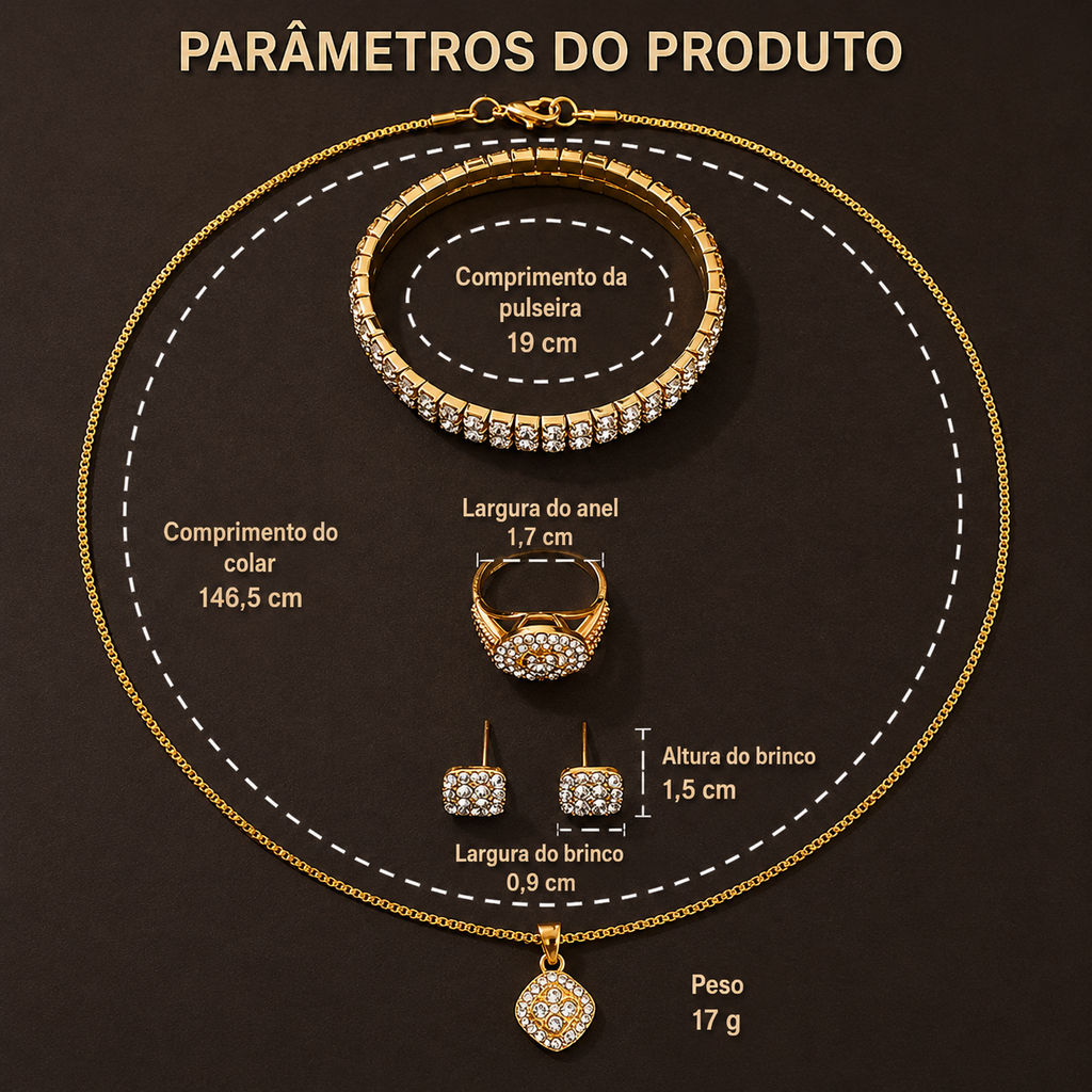 Kit Relógios de Quartzo Femininos | Conjunto Elegante