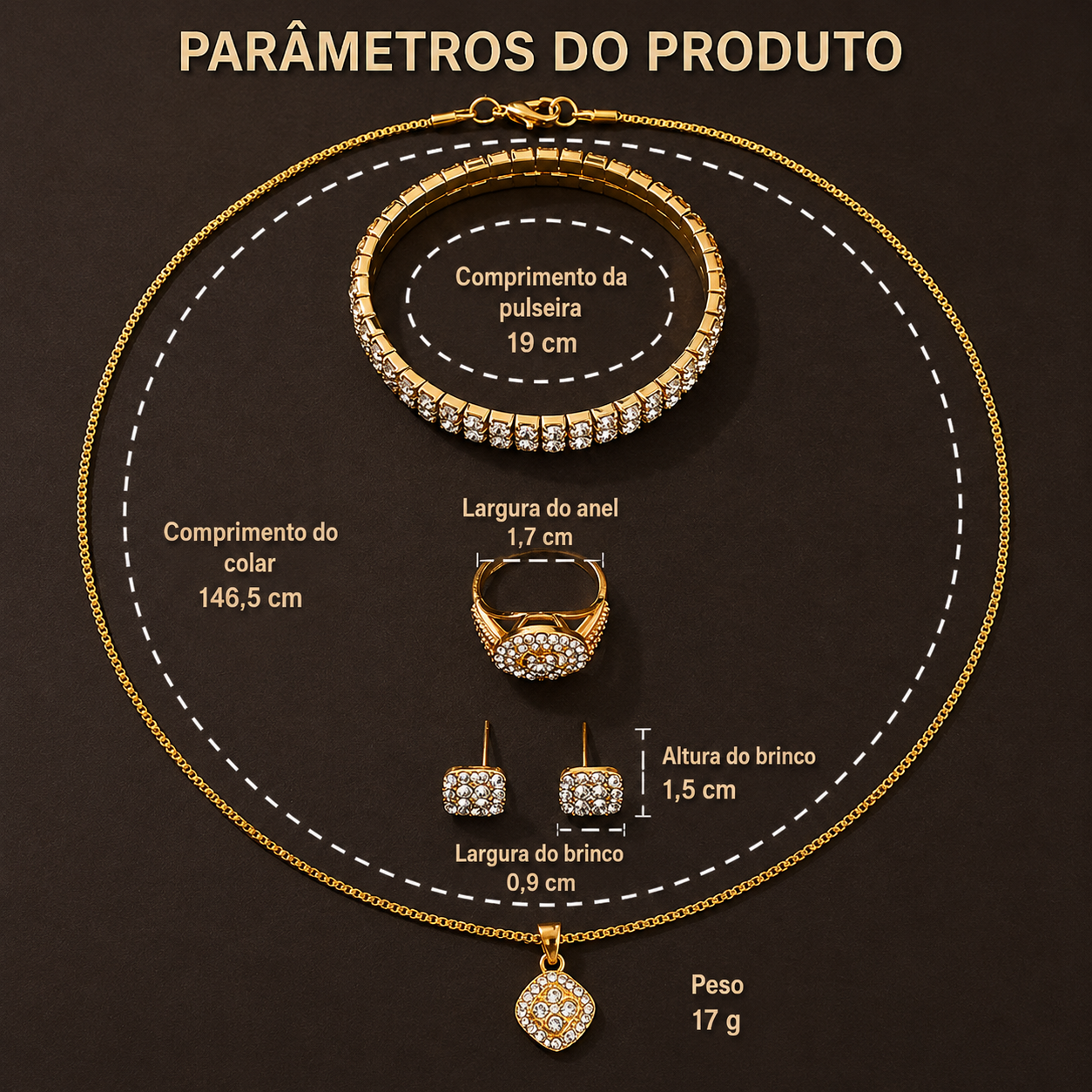 Kit Relógios de Quartzo Femininos | Conjunto Elegante