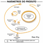 Kit Elegância Reluzente | Conjunto 6 Peças Brilhante
