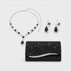 Kit Bolsas + Joias com Strass | Conjunto Elegância