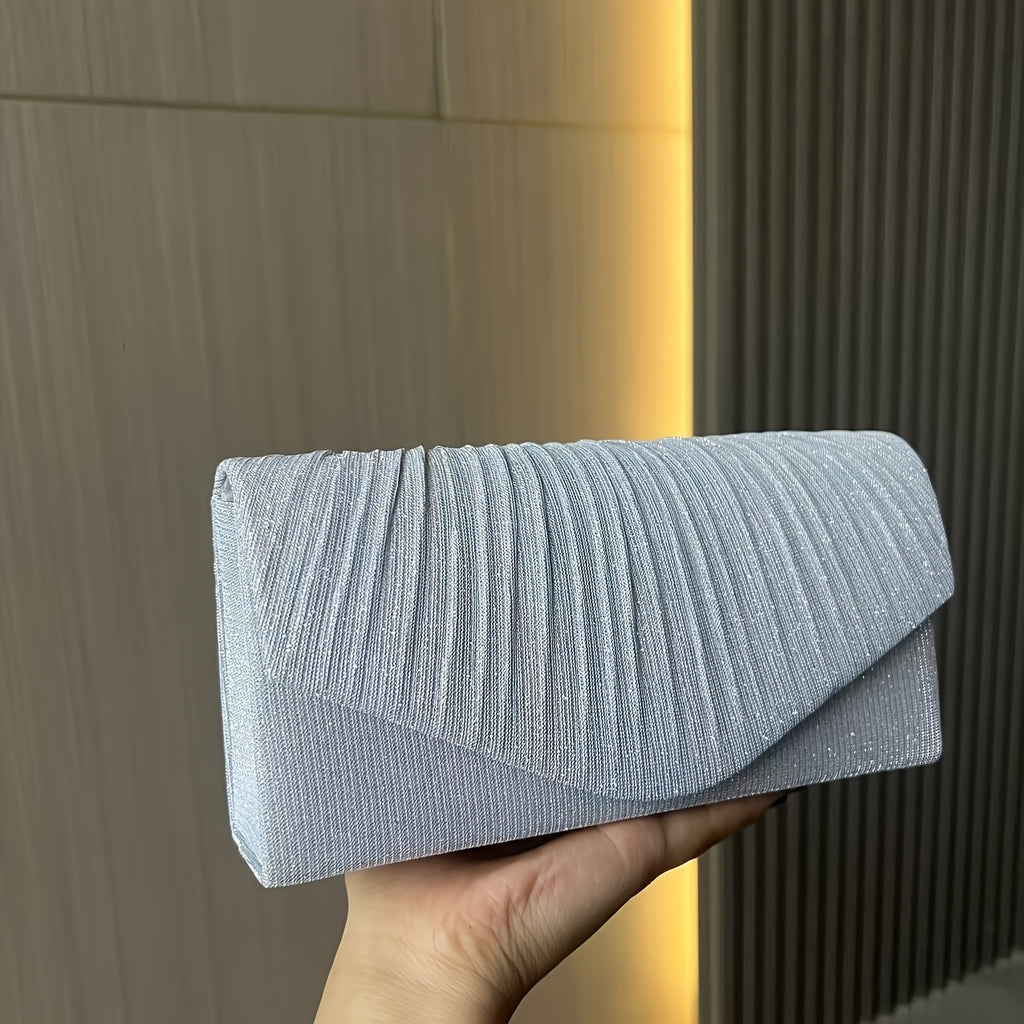 Conjunto de Clutches de Noite 3 peças, Bolsa de Mão Elegante e Moderna para Mulher, Conjunto de Bolsa de Ombro com Corrente de Noite 3 peças